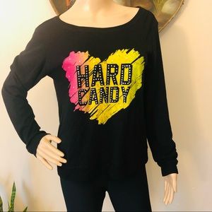 Pink Hard Candy gem sweatshirt XL